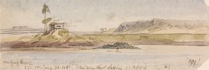 1867年1月31日午後3時から40時、ガーセ・ホッセン近く（299） 作： Edward Lear
